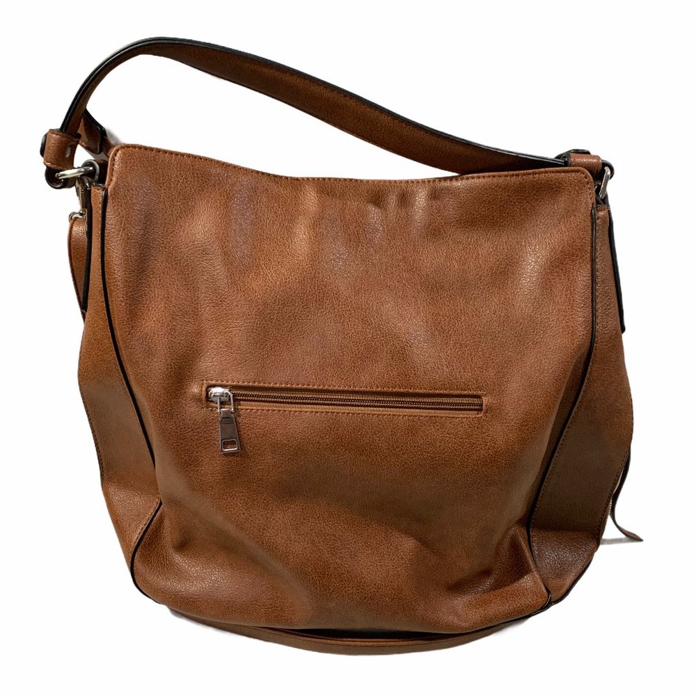 Realer Large Vegan Leather Boho Bag/Purse